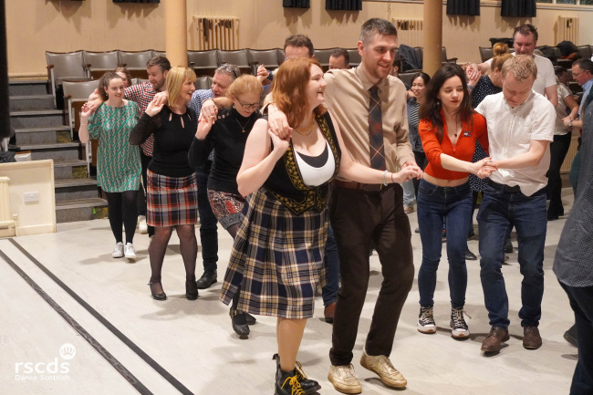 RSCDS Ceilidh Dancing at Celtic Connections 2024