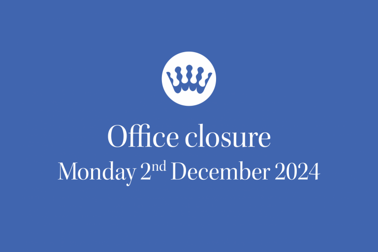 Office closed on 2nd December 2024