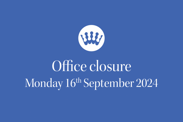 Office closed on 16th September